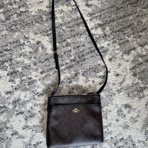 Brown Leather Coach Crossbody